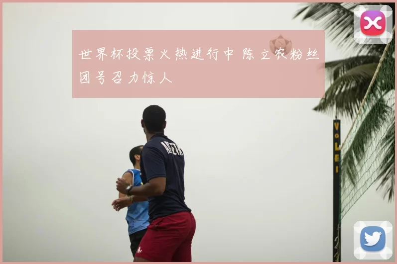 世界杯投票火热进行中 陈立农粉丝团号召力惊人