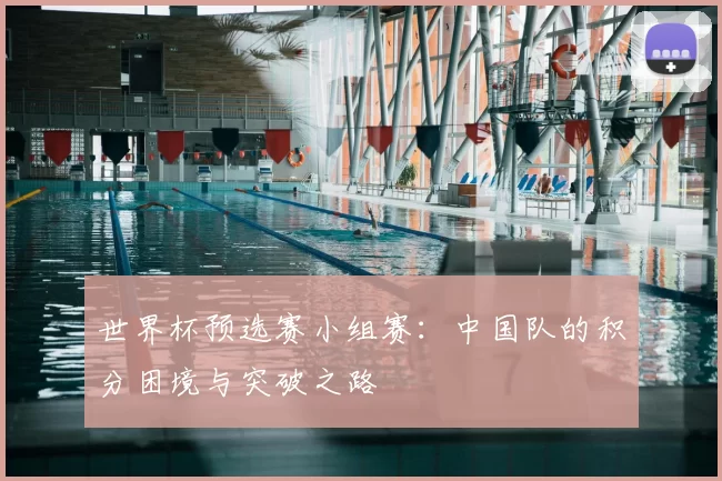 世界杯预选赛小组赛:中国队的积分困境与突破之路